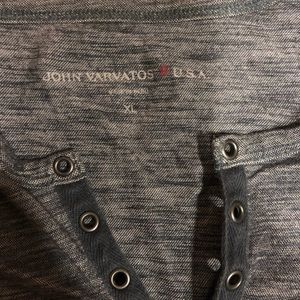 Notch Henley John Varvatos T Shirt